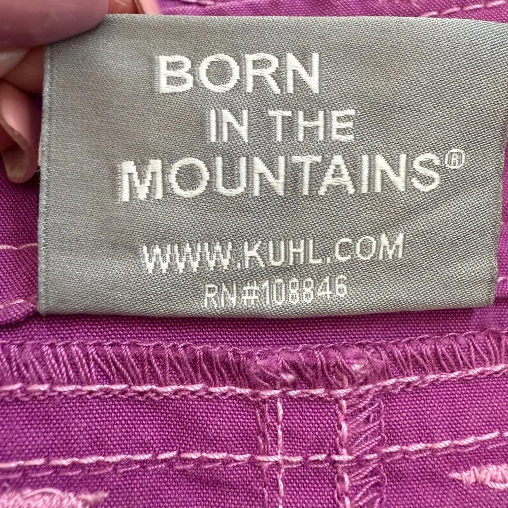 Kuhl Purple A Line Utility Skirt Stretch Outdoor Casual Size 6
